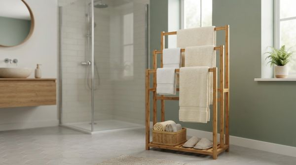 Les meilleurs porte-serviettes en bambou pour embellir votre salle de bain